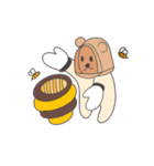 マイフレンドハニーベア（個別スタンプ：18）