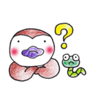 感謝するすずめ（個別スタンプ：3）