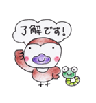 感謝するすずめ（個別スタンプ：15）