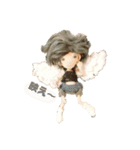 彼女とくま（個別スタンプ：12）