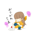 むすめちゃんたちのスタンプ（個別スタンプ：4）