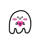 表情いっぱいの可愛い幽霊(Japanese)（個別スタンプ：25）