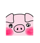 素直なブタ子（個別スタンプ：7）