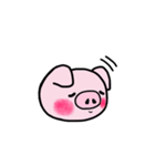素直なブタ子（個別スタンプ：9）