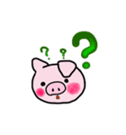 素直なブタ子（個別スタンプ：16）