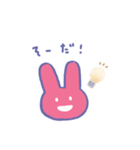 キャンディカラーうさぎ（個別スタンプ：15）