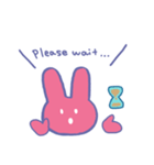 キャンディカラーうさぎ（個別スタンプ：16）