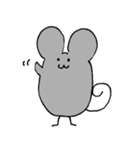 いつものねずみさん。（個別スタンプ：3）