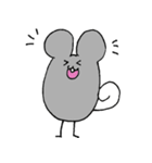いつものねずみさん。（個別スタンプ：4）