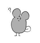 いつものねずみさん。（個別スタンプ：9）