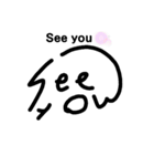 えいごであいさつスタンプ（個別スタンプ：14）