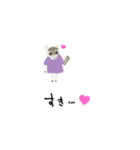 Tシャツだいすきアライグマ（個別スタンプ：3）