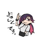 サコッシュ少女（個別スタンプ：3）