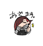 サコッシュ少女（個別スタンプ：4）
