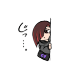 サコッシュ少女（個別スタンプ：8）