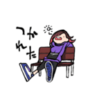 サコッシュ少女（個別スタンプ：15）