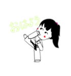 テコンドー ガール NO.1（個別スタンプ：1）
