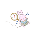 はっぴーピンクうさぎ（個別スタンプ：6）