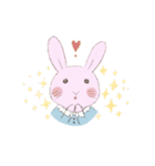 はっぴーピンクうさぎ（個別スタンプ：9）