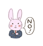 はっぴーピンクうさぎ（個別スタンプ：23）