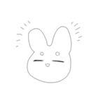 もじとうさぎ（個別スタンプ：2）