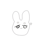 もじとうさぎ（個別スタンプ：3）