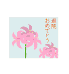 ポストカード風お祝いスタンプ（個別スタンプ：6）