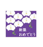 ポストカード風お祝いスタンプ（個別スタンプ：9）