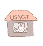 うさぎ 兎 うさぎ（個別スタンプ：5）