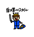 元気な天然パーマの男のスタンプ（個別スタンプ：8）