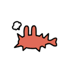 うさぎ魚のスタンプ（個別スタンプ：17）