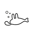 うさぎ魚のスタンプ（個別スタンプ：25）