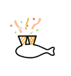 うさぎ魚のスタンプ（個別スタンプ：36）