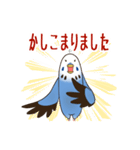 文字入り！インコのブンさん【お仕事＆日常】（個別スタンプ：22）