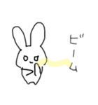 ゆるゆる〜なうさぎちゃんぬ（個別スタンプ：6）