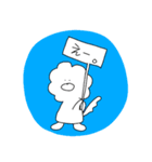 ビションフリーゼもちまるくん（個別スタンプ：4）