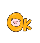 ブタ丸（個別スタンプ：3）