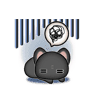 毎日黒ねこ（個別スタンプ：23）