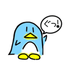 ラフな落書きペンギン（個別スタンプ：2）