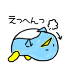 ラフな落書きペンギン（個別スタンプ：19）