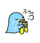 ラフな落書きペンギン（個別スタンプ：31）