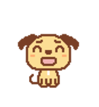 【ドット絵】こまり犬（個別スタンプ：14）