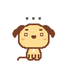 【ドット絵】こまり犬（個別スタンプ：22）