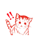 【動く】赤い子猫ちゃん（個別スタンプ：13）