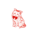 【動く】赤い子猫ちゃん（個別スタンプ：18）