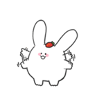 ふわふわアンゴラウサギベリー（個別スタンプ：1）
