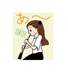 オーケストラ女子（個別スタンプ：3）