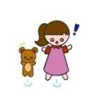普段使える女の子のスタンプ（個別スタンプ：5）