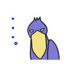 動かない鳥ハシビロコウ（個別スタンプ：20）
