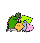 ゆるゆるモンスターズ（個別スタンプ：40）